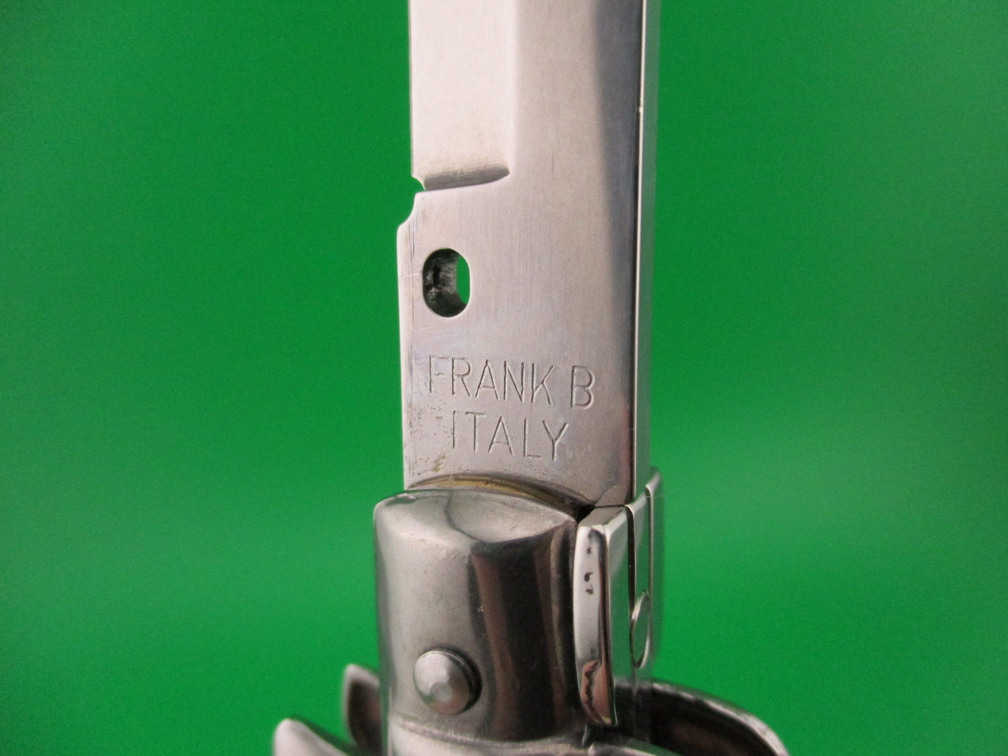 FRANK B ITALY 28cm Italian Swivel Bolster MOP Pearl automatic knife