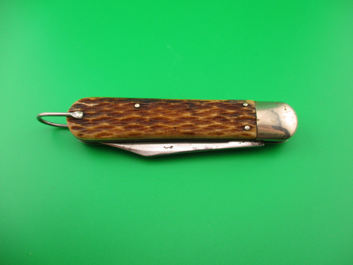 PRESTO M2 Bone WWII vintage Paratrooper jigged bone automatic knife