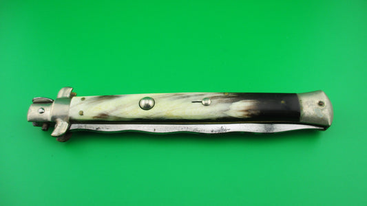 MADE ITALY 6 33cm Italian Picklock KRIS Horn 1950s Vintage automatic knife