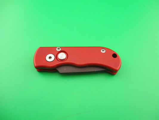 Pro-tech USA 132 5 inch Red/Black Aluminum handled automatic knife