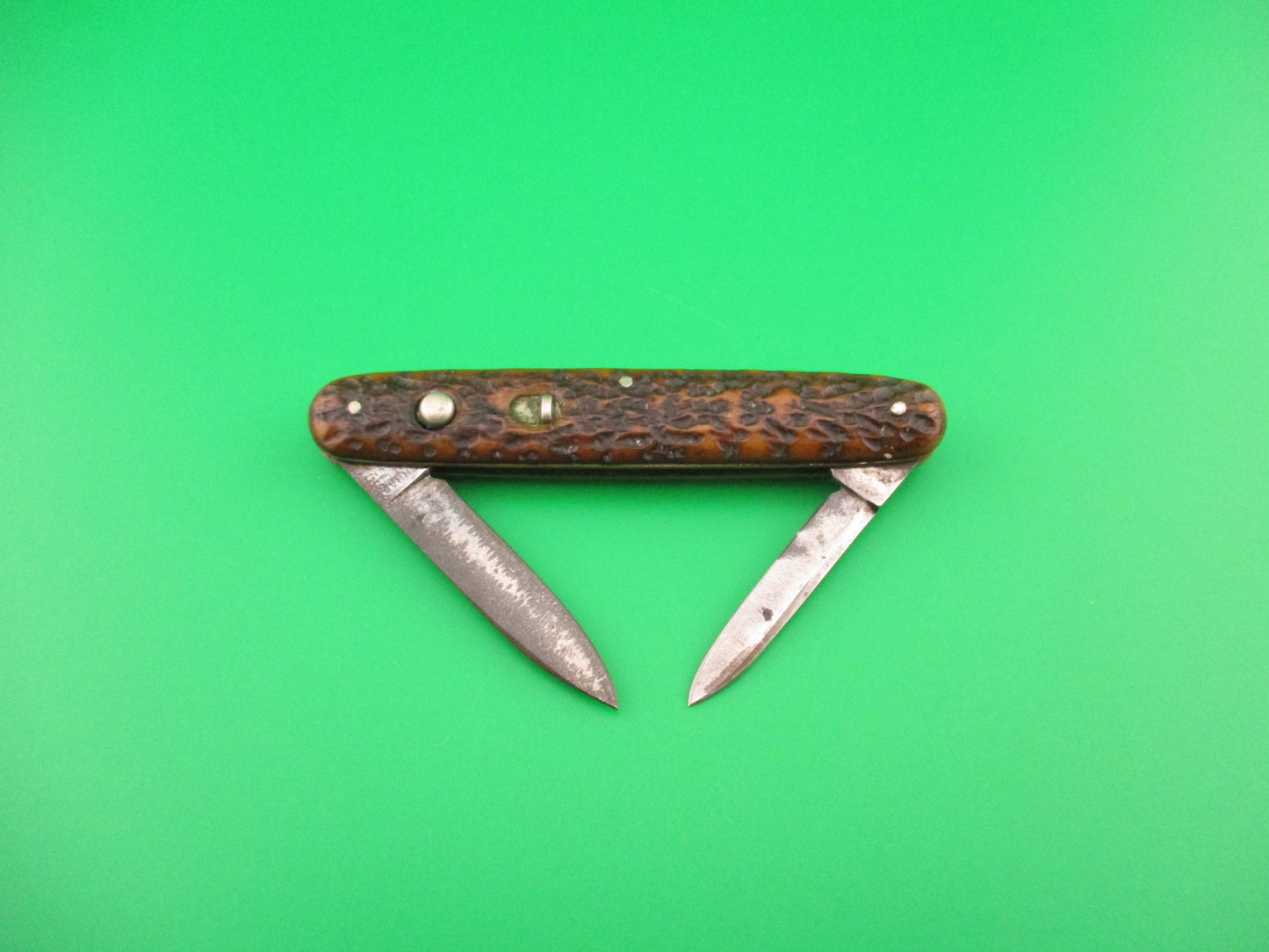 SCHRADE CUT CO 7403 Medium double Pick Bone early switchblade knife