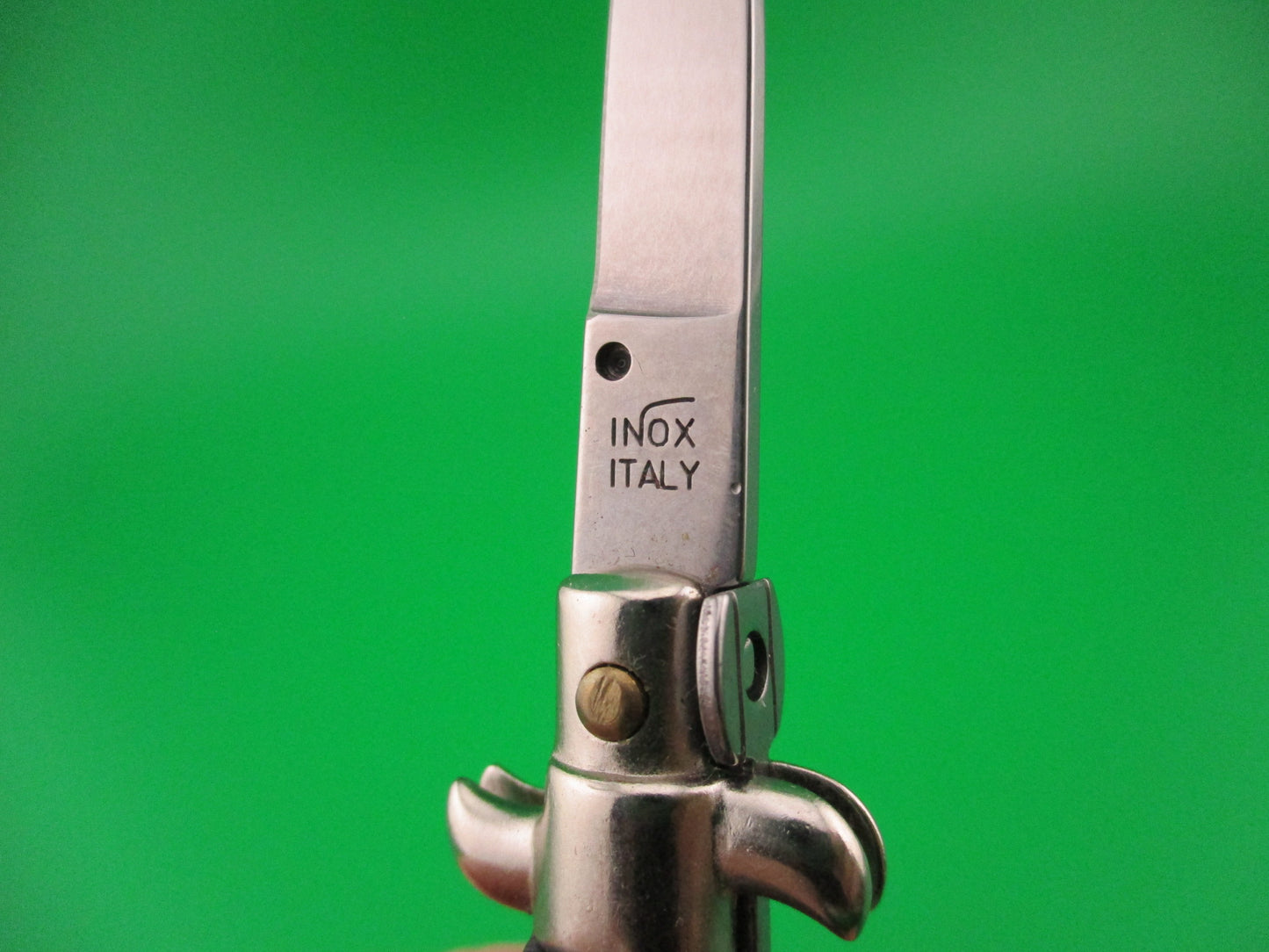 INOX ITALY 10cm Italian Stiletto picklock keychain automatic knife