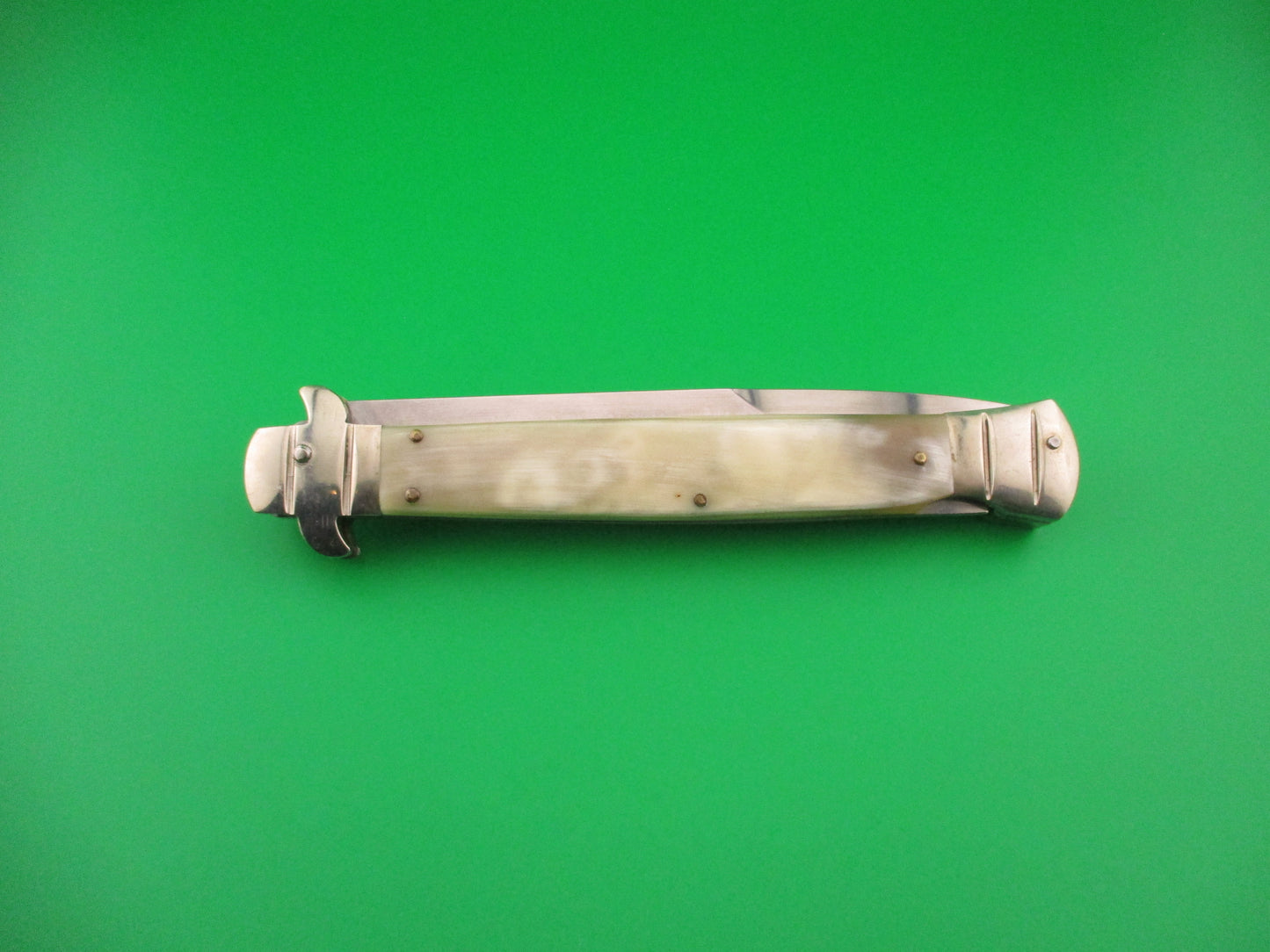 z AGA CAMPOLIN Maniago Italy 2011 28cm Italian Lockback Horn S guard automatic knife