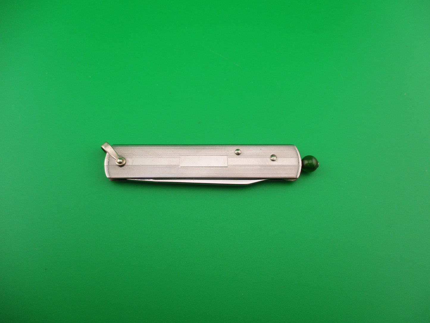 G SCHRADE (arch) Stainless Steel Pullball switchblade w Original box & Instructions