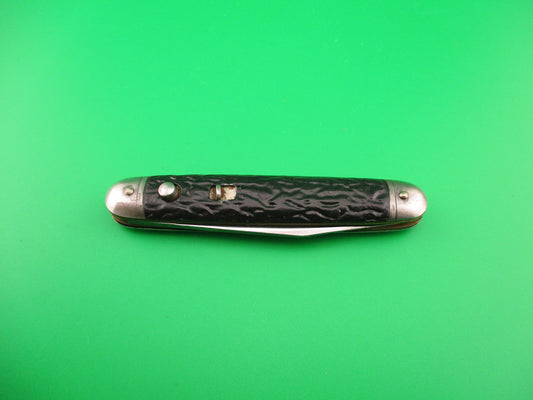 PRESTO Cigar Jack All Metal single black vintage American switchblade knife