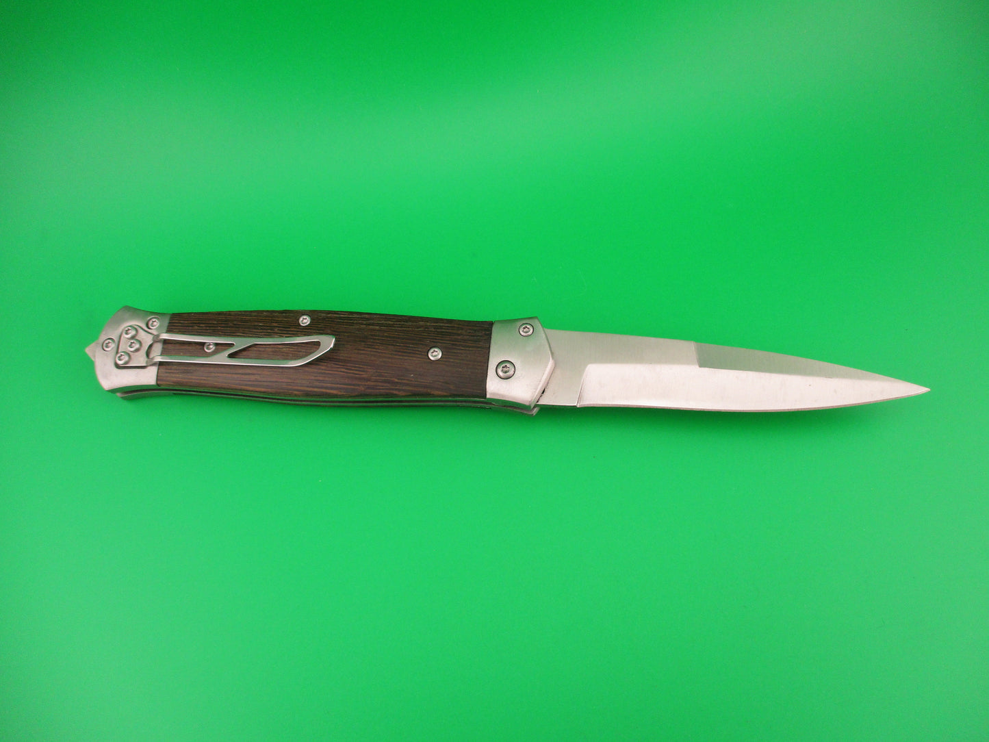 MIKOV style 23cm Forward Lever release automatic knife w bayonet blade