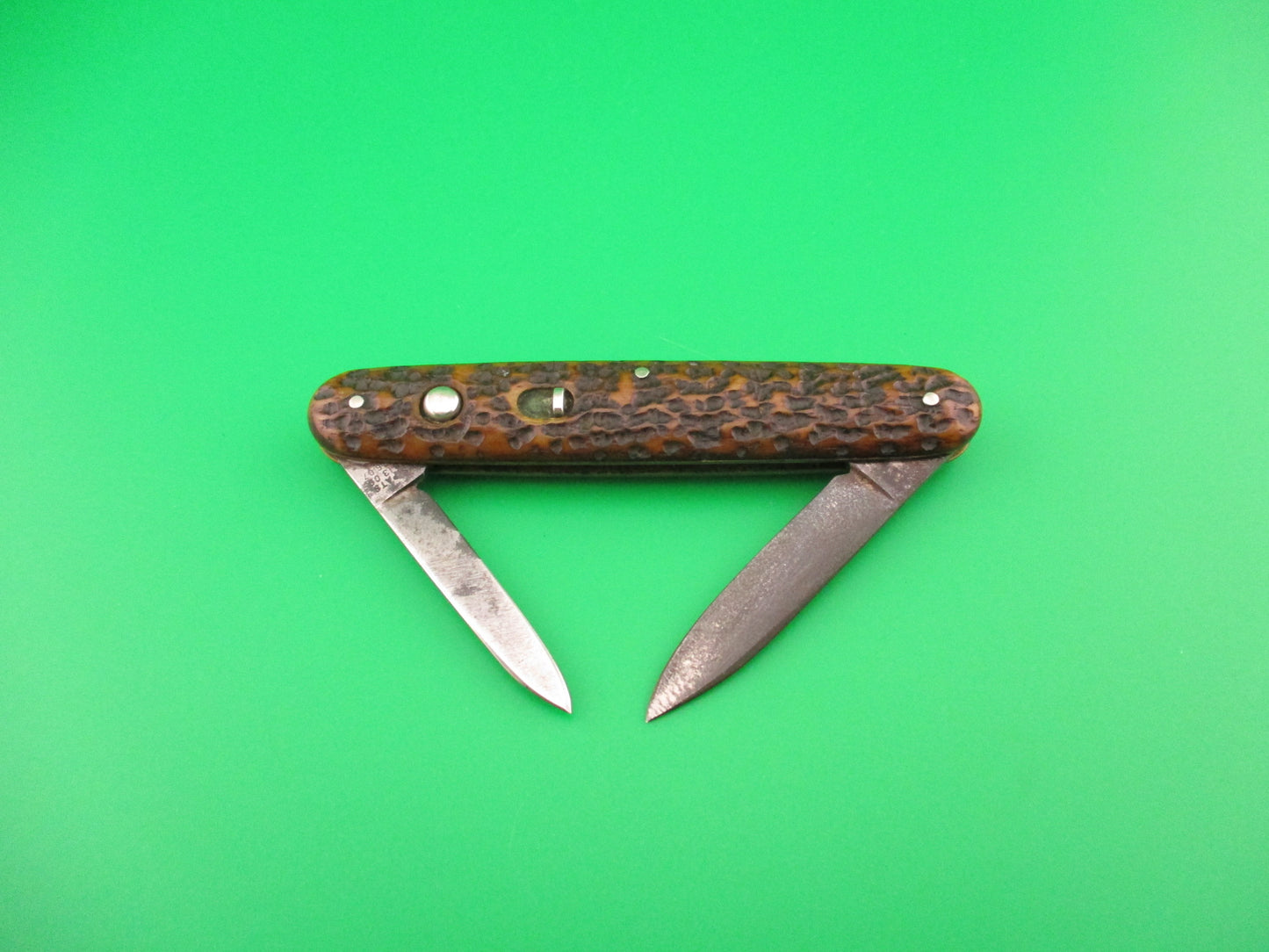 SCHRADE CUT CO 7403 Medium double Pick Bone early switchblade knife