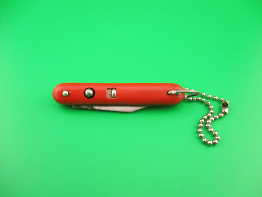 Edgemaster USA Vintage MyTmite Red keychain switchblade knife made 1940s