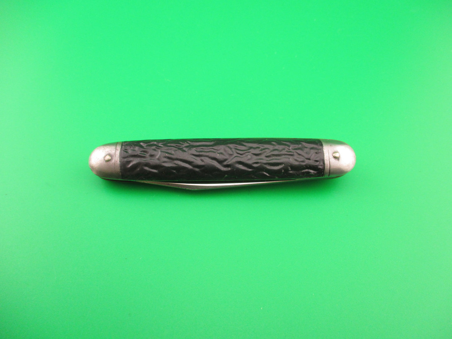 PRESTO Cigar Jack All Metal single black vintage American switchblade knife
