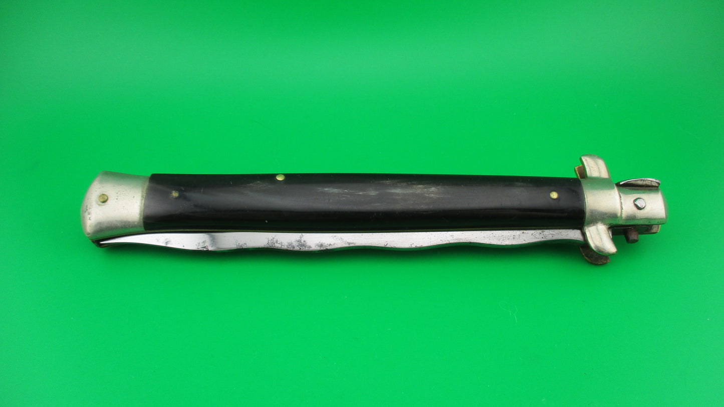 MADE ITALY 6 33cm Italian Picklock KRIS Horn 1950s Vintage automatic knife