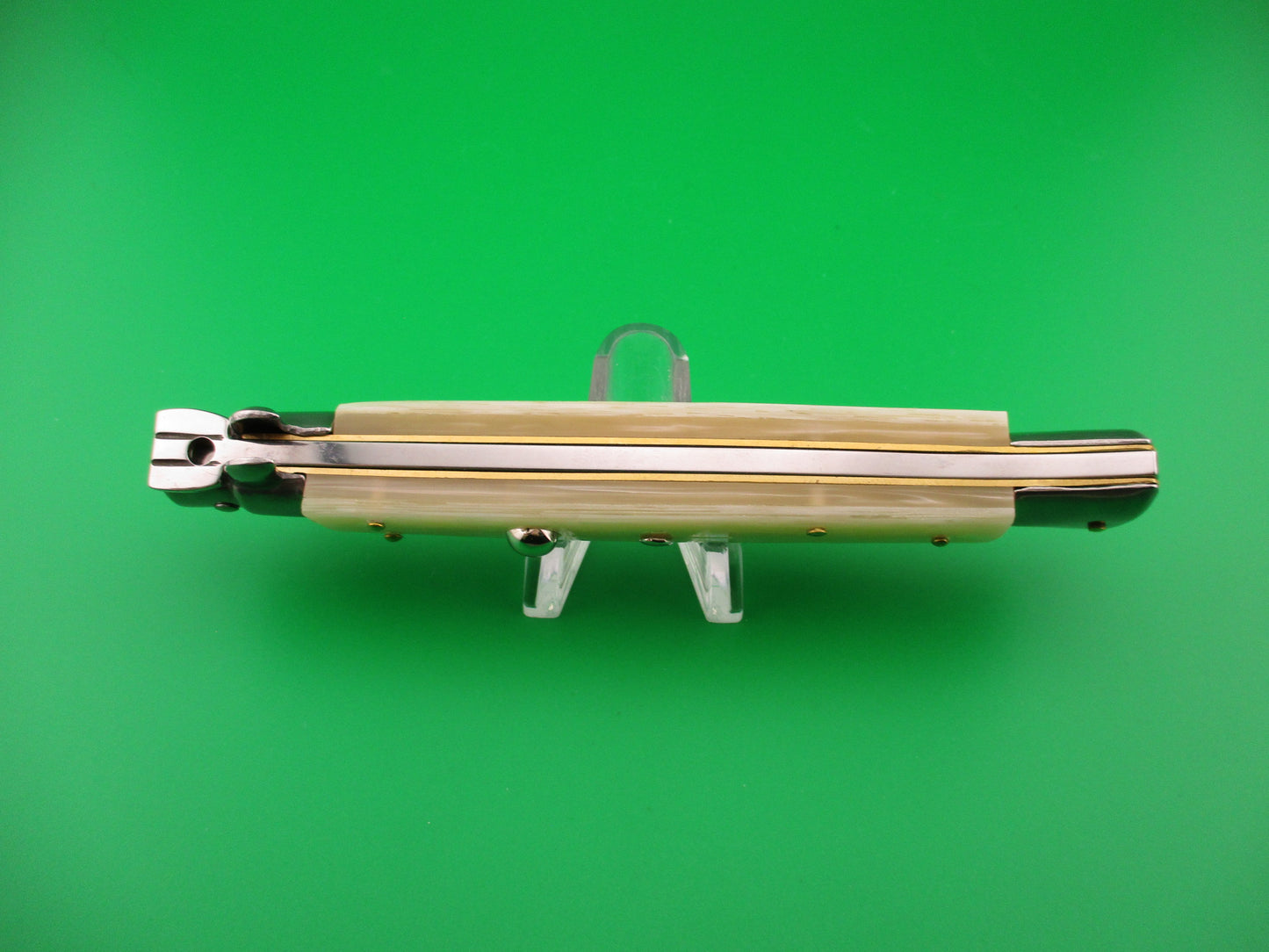 FRANK B ITALY 28cm Italian Swivel Bolster MOP Pearl automatic knife