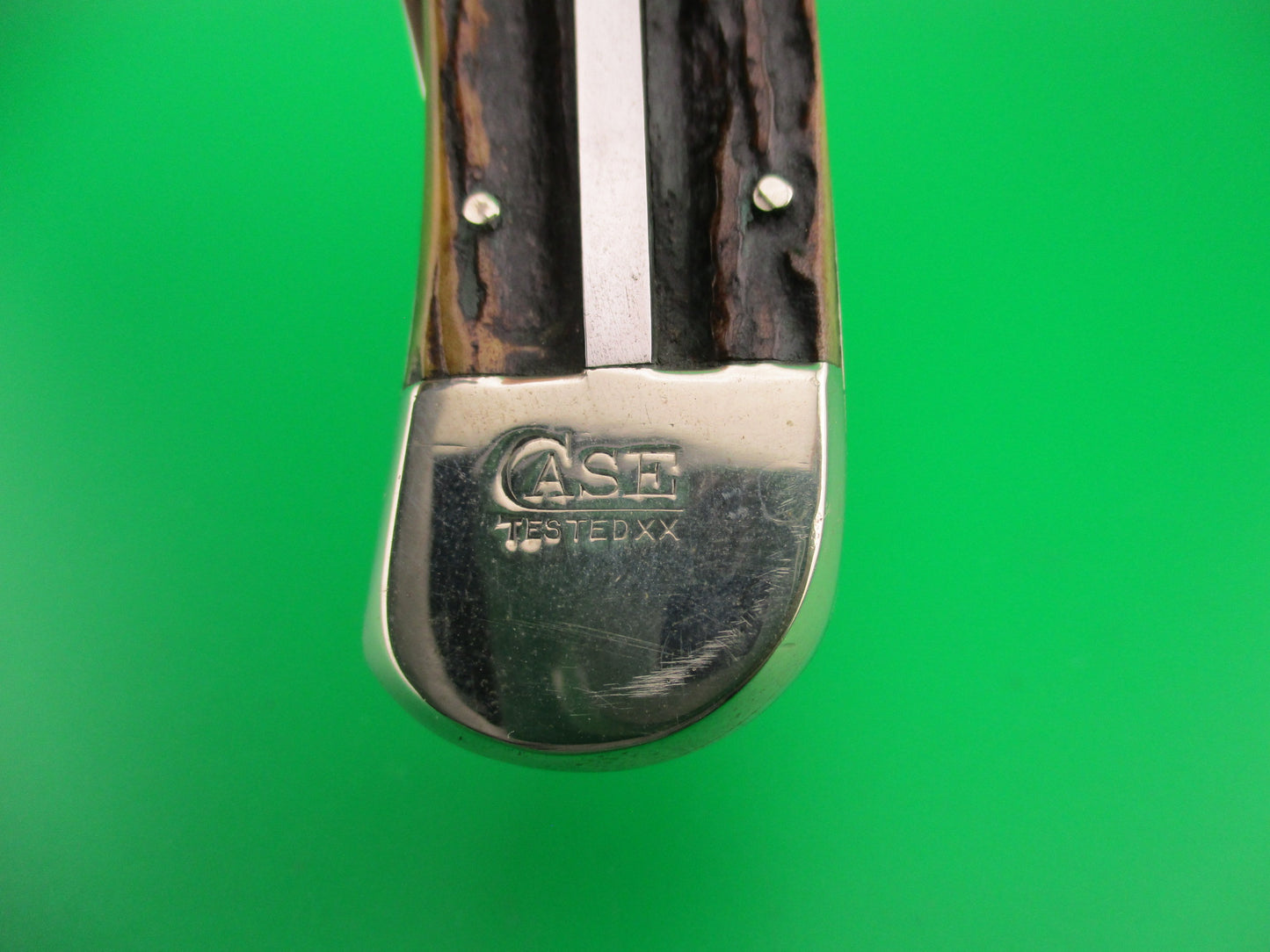 WR CASE & Sons CASE TESTED XX 5171L Lever automatic knife w Stag handles NICE