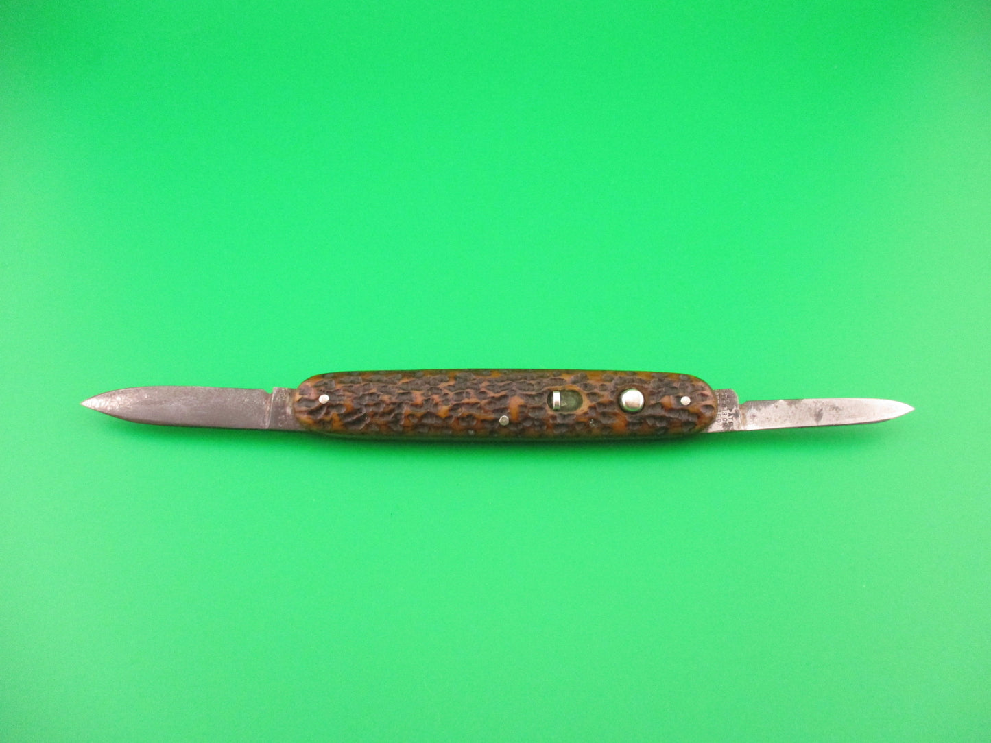 SCHRADE CUT CO 7403 Medium double Pick Bone early switchblade knife