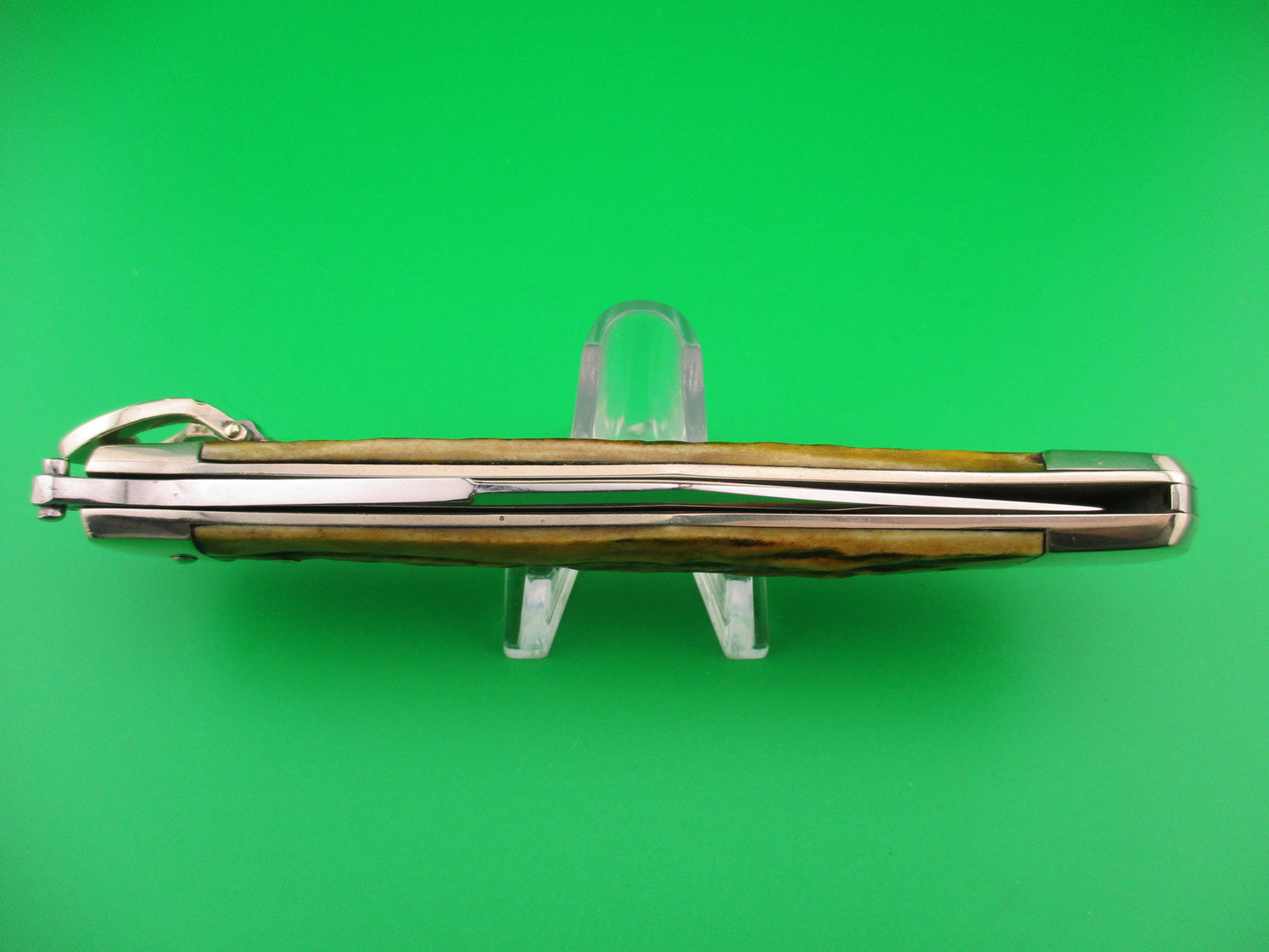 WR CASE & Sons CASE TESTED XX 5171L Lever automatic knife w Stag handles NICE