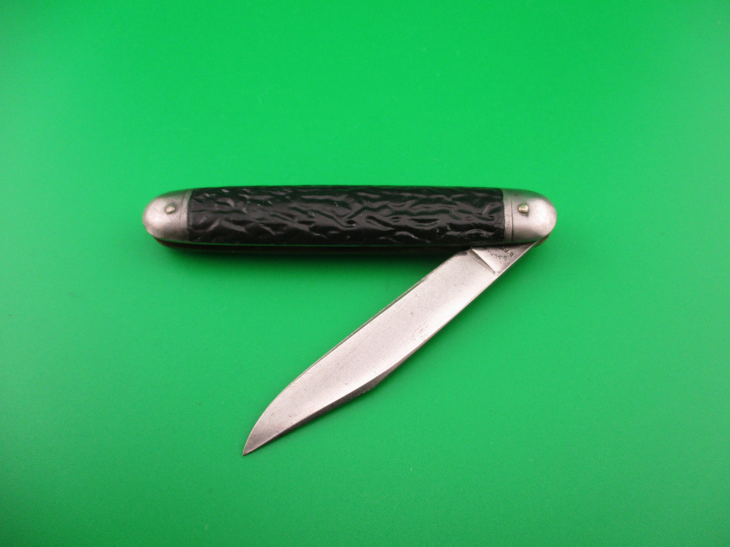 PRESTO Cigar Jack All Metal single black vintage American switchblade knife
