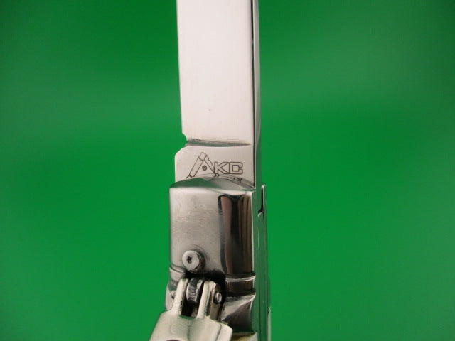 AKC ITALY 20cm Italian Slimline Lever Stag automatic knife