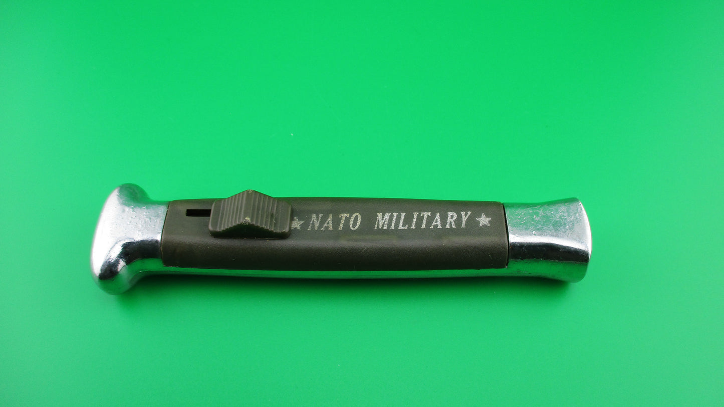 STAINLESS ROSTFREI NATO MILITARY DA OTF 21cm green automatic knife