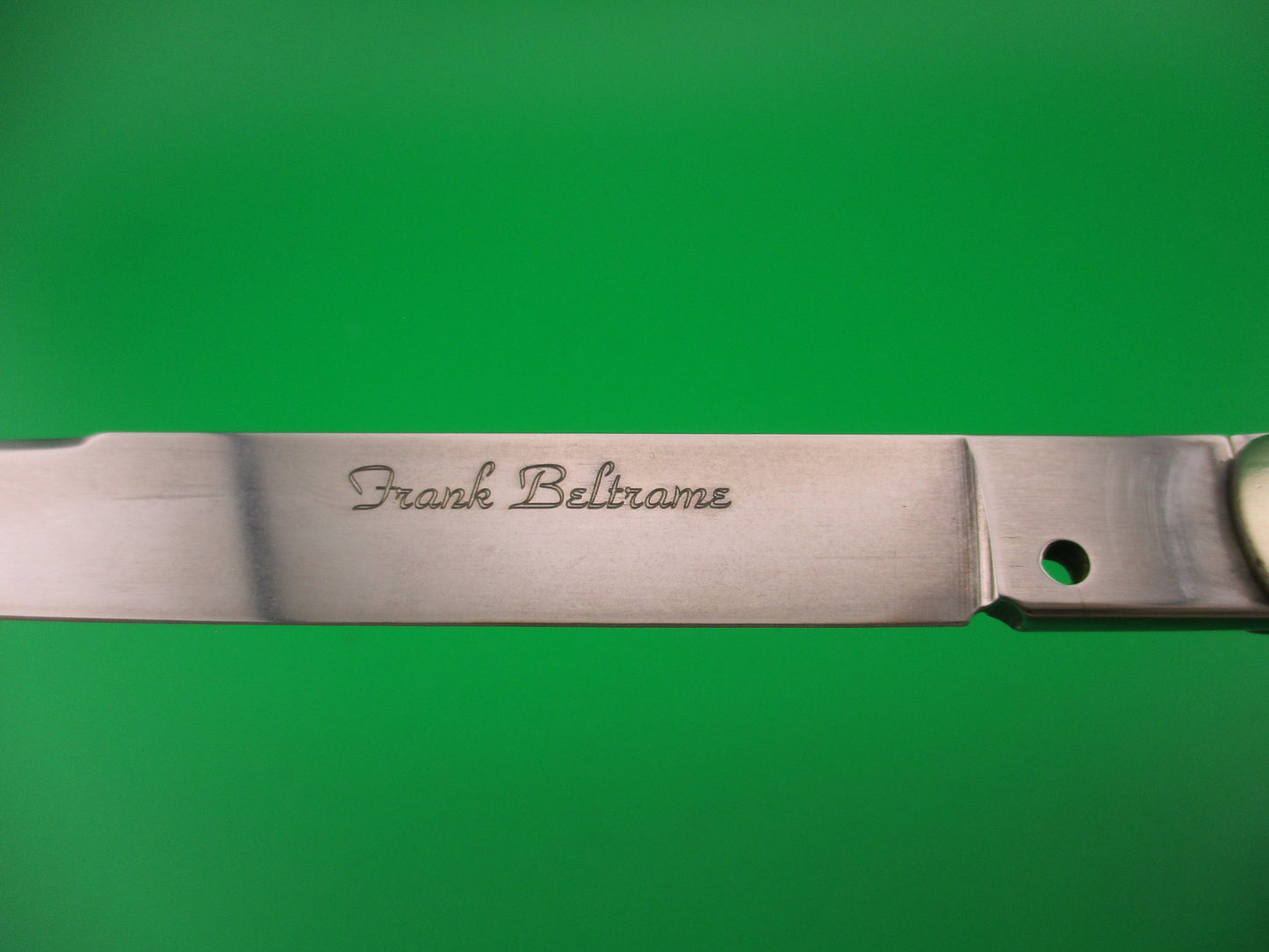 Frank Beltrame 28cm Italian Humpback Horn Limited Edition automatic knife
