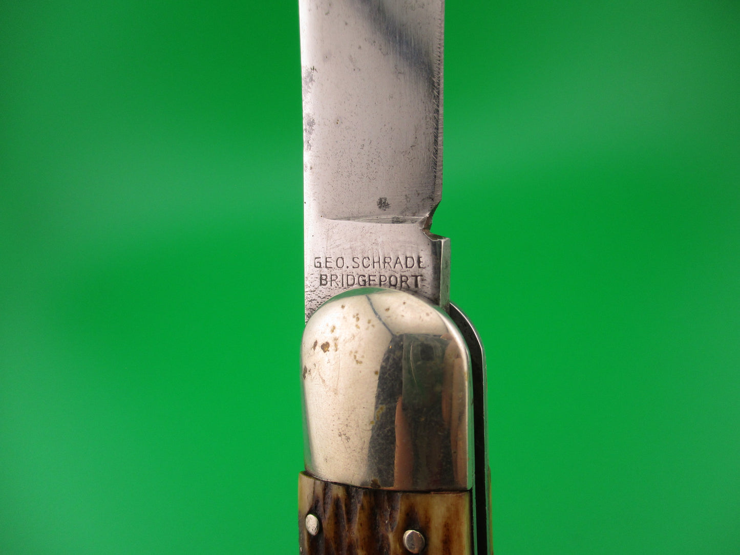 PRESTO M2 Bone WWII vintage Paratrooper jigged bone automatic knife