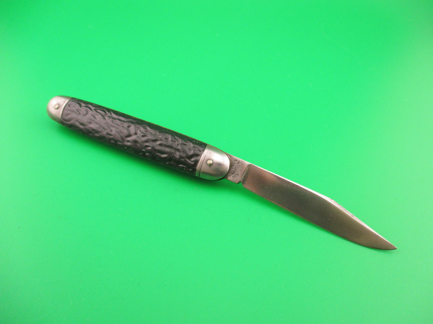 PRESTO Cigar Jack All Metal single black vintage American switchblade knife