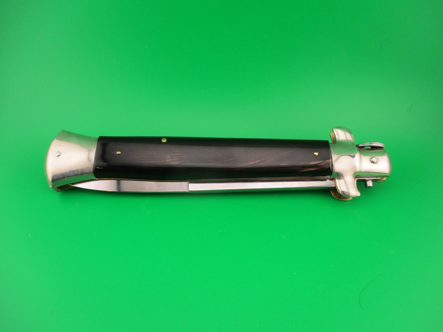 AGA CAMPOLIN 2004 38cm Italian Swivel bolster Horn Bayonet automatic knife