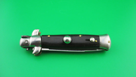 M Italy Inox 14cm Italian transitional stiletto 1960s vintage switchblade knife