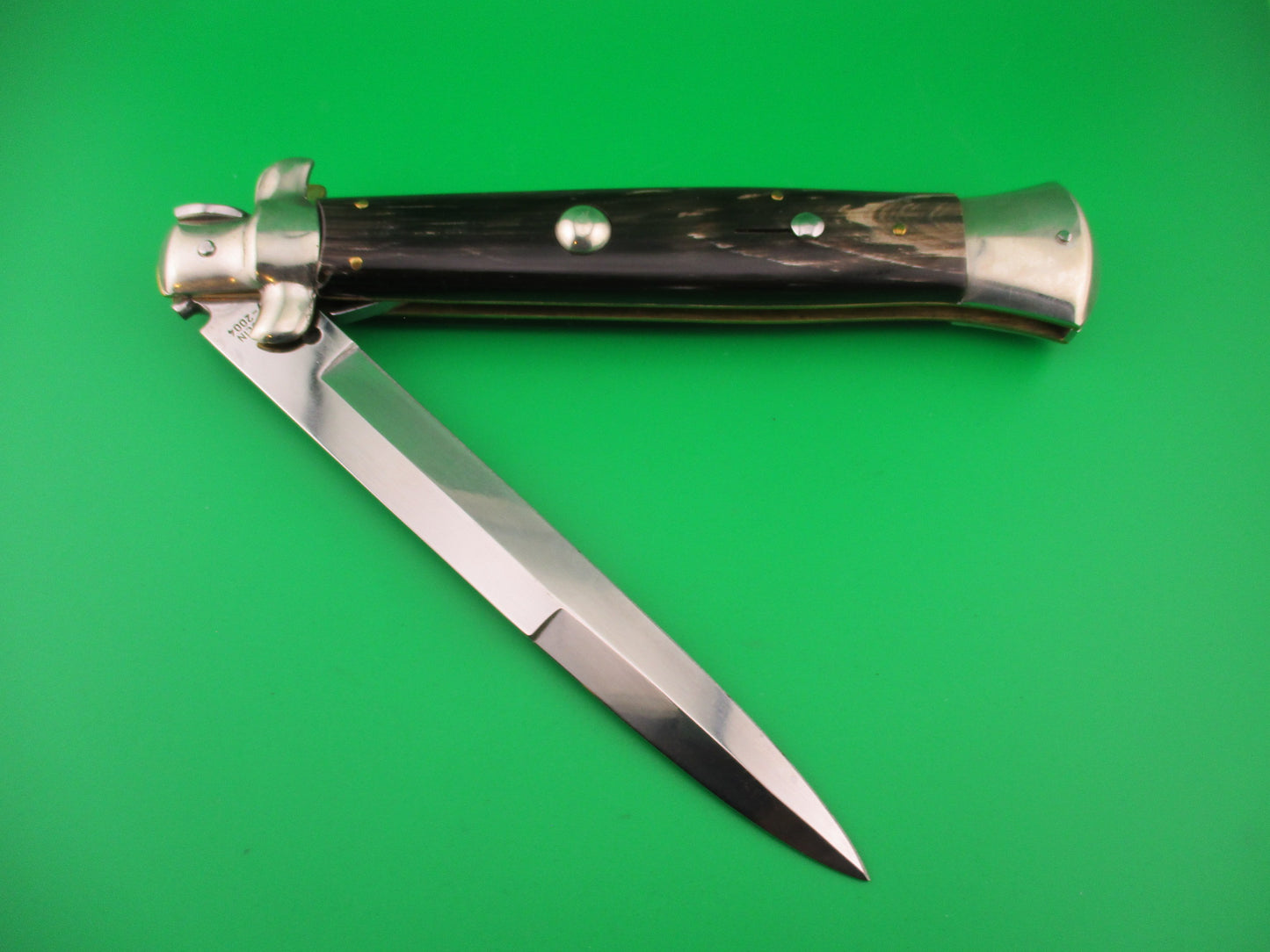 AGA CAMPOLIN 2004 38cm Italian Swivel bolster Horn Bayonet automatic knife
