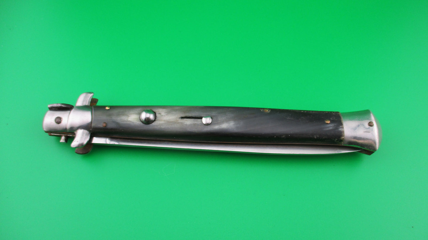 INOX 33cm Italian Stiletto swivel bolster automatic knife