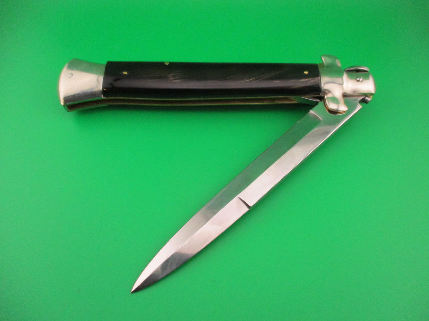 AGA CAMPOLIN 2004 38cm Italian Swivel bolster Horn Bayonet automatic knife