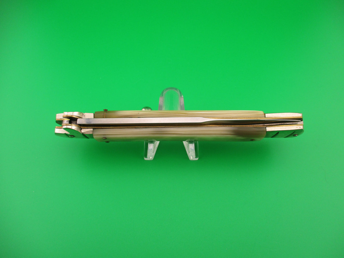 z AGA CAMPOLIN Maniago Italy 2011 28cm Italian Lockback Horn S guard automatic knife