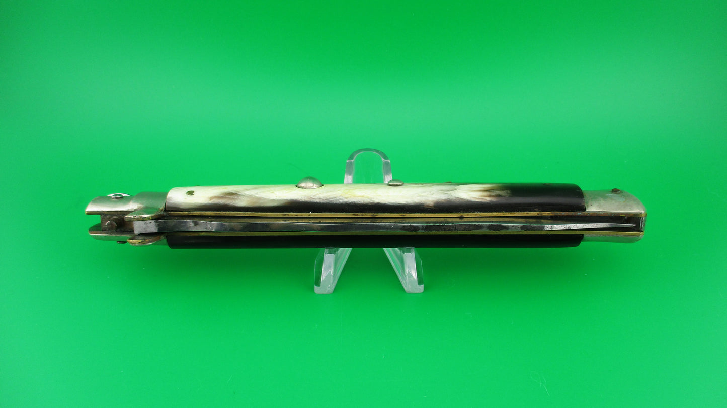 MADE ITALY 6 33cm Italian Picklock KRIS Horn 1950s Vintage automatic knife
