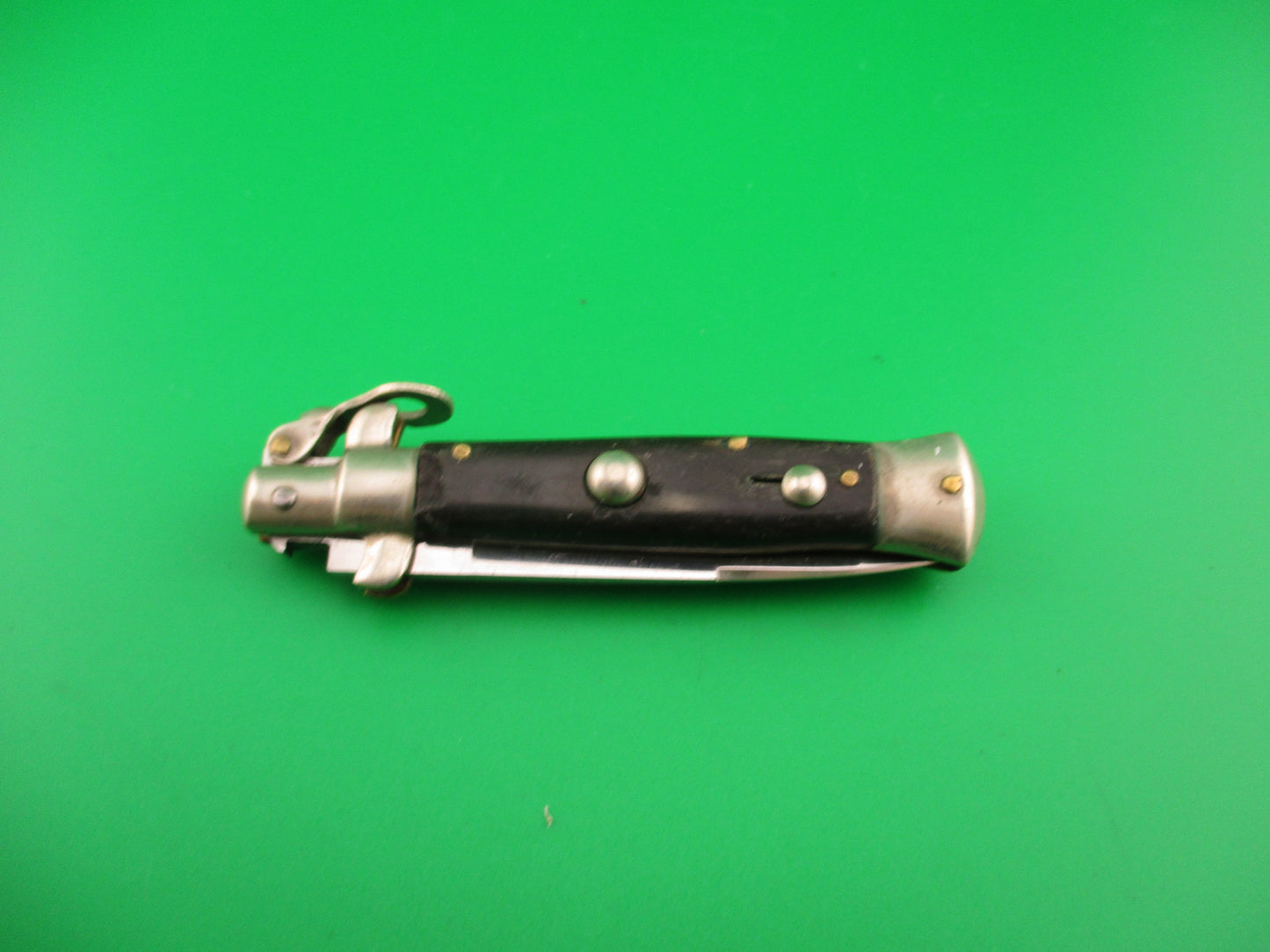 INOX PATENT 35958 14cm Italian Stiletto Fulcrum release vintage automatic knife