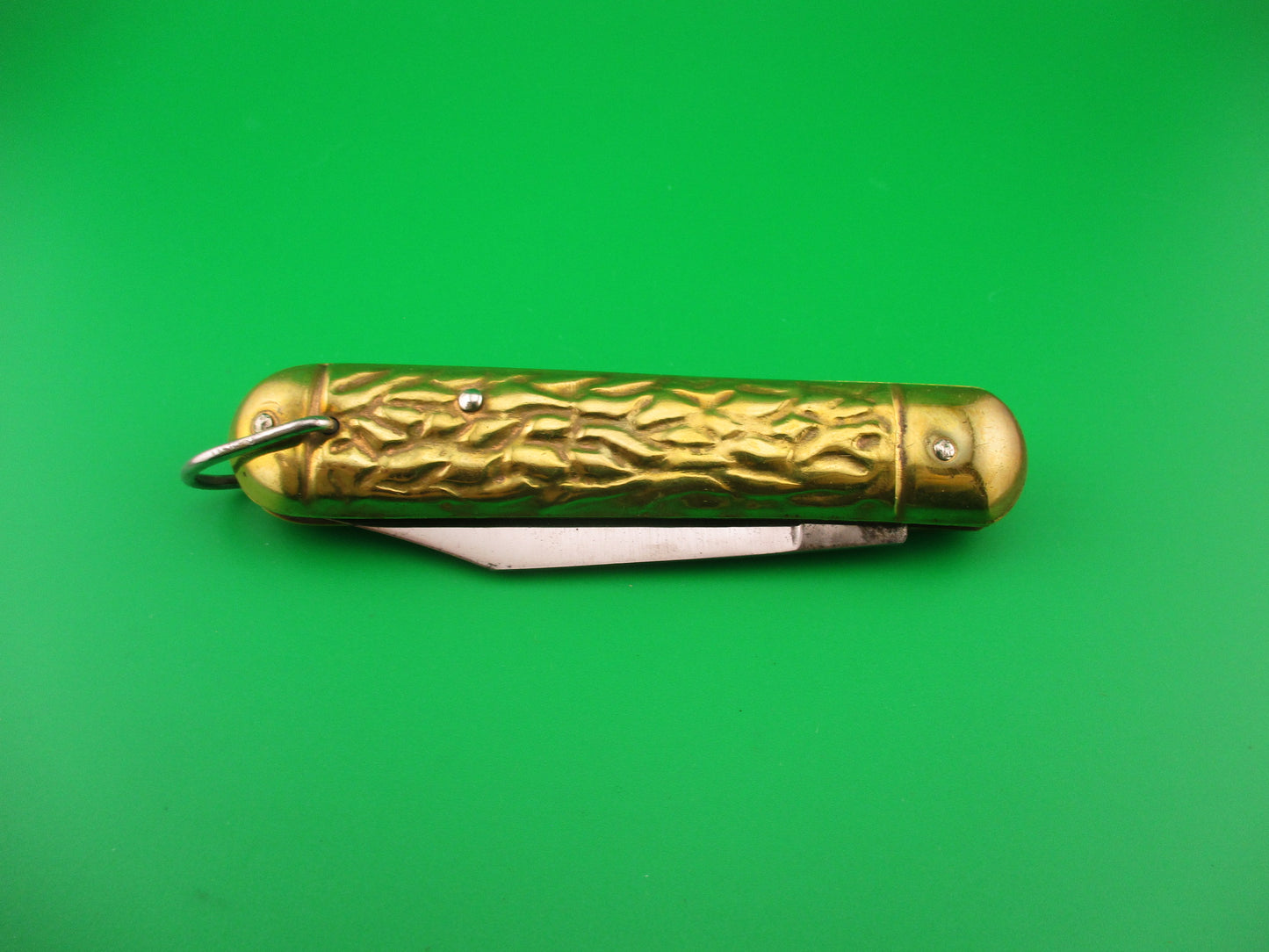 Edgemaster USA Fatjack Brass Vintage 1950s American automatic knife