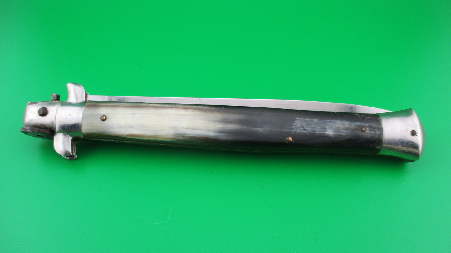 INOX 33cm Italian Stiletto swivel bolster automatic knife