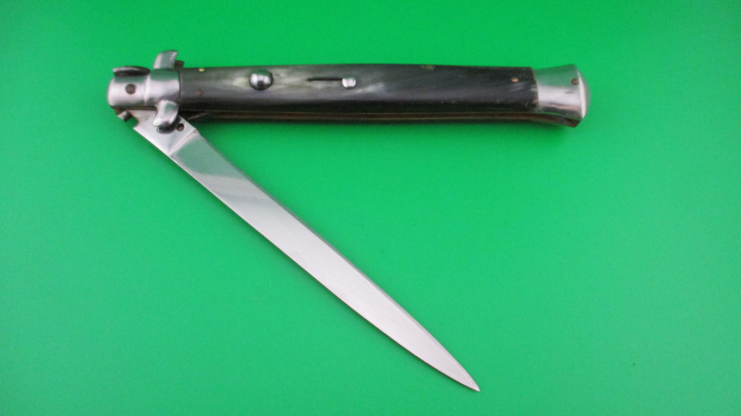 INOX 33cm Italian Stiletto swivel bolster automatic knife