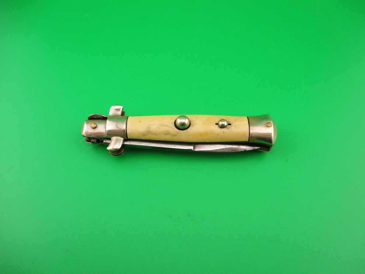 ETHAN 1953 16cm Italian Picklock Shell wrap 1950s vintage automatic knife