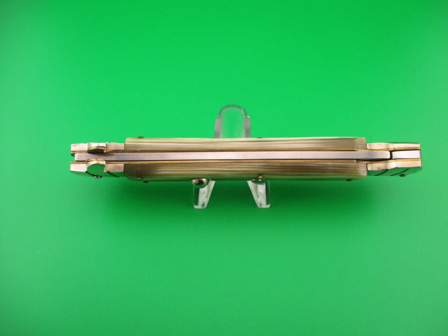 z AGA CAMPOLIN Maniago Italy 2011 28cm Italian Lockback Horn S guard automatic knife