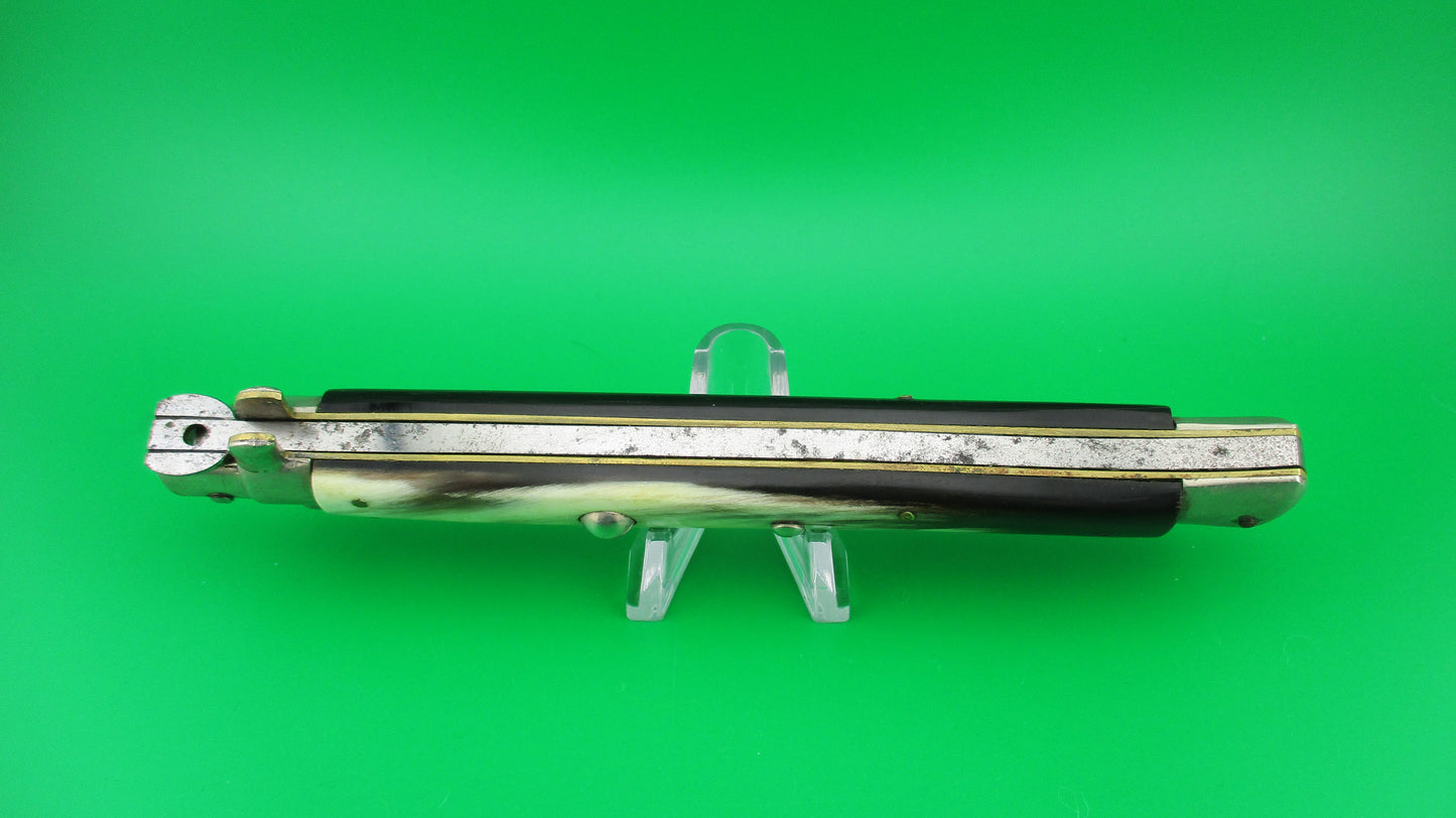 MADE ITALY 6 33cm Italian Picklock KRIS Horn 1950s Vintage automatic knife