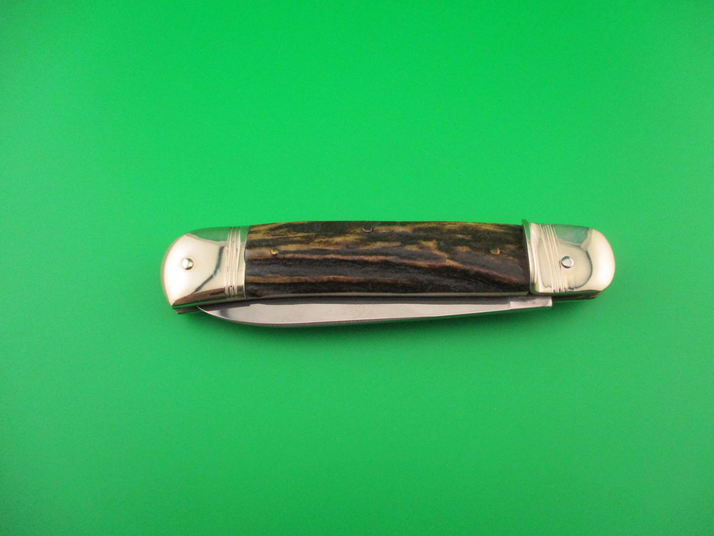 ROSTFREI Kissing Crane 11cm German Stag ROBERT KLAAS Lever automatic knife