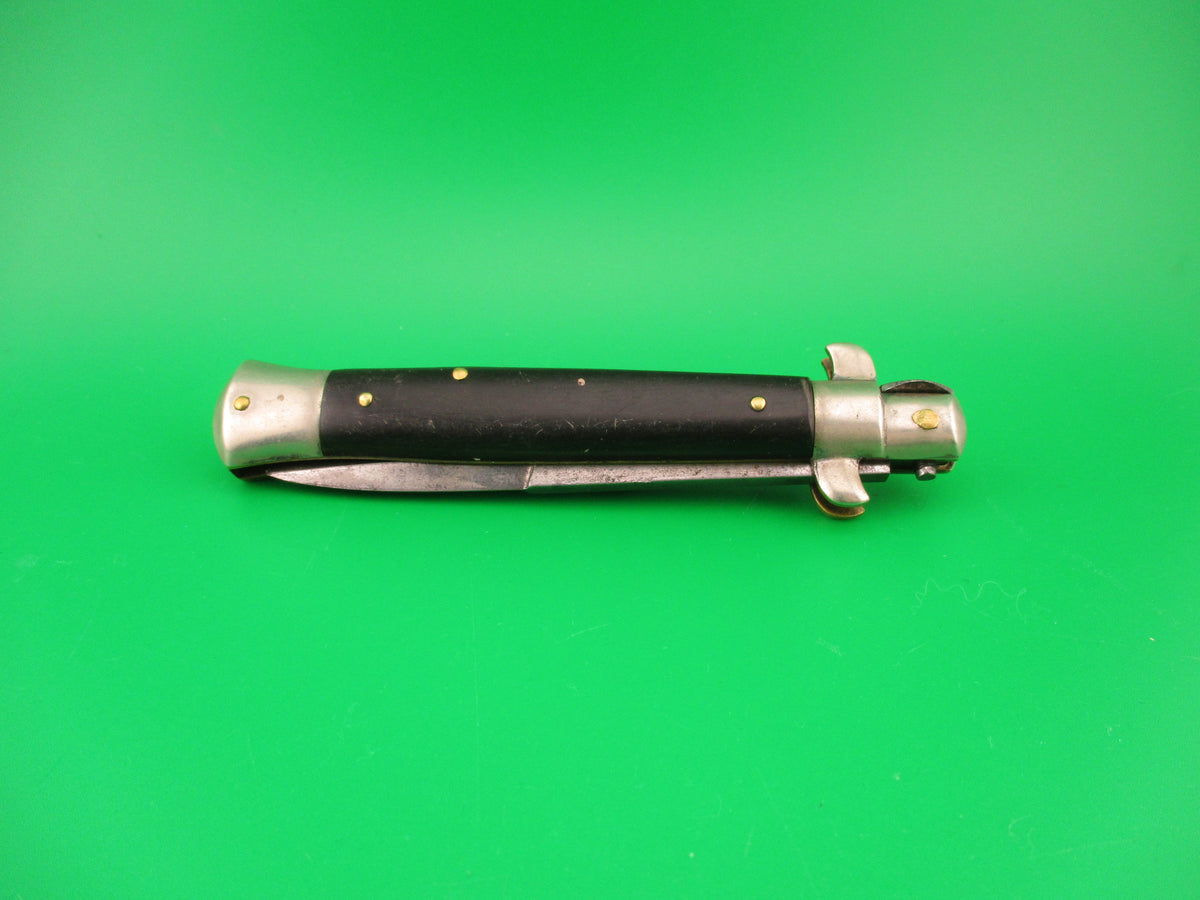 MADE ITALY 23cm Italian Picklock Bayonet blade heavy Vintage 1950s automatic knife