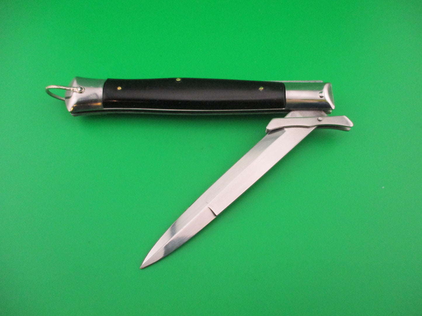 Stainless Steel 26cm Vintage SPRING KNIFE Swing guard NOS automatic knife