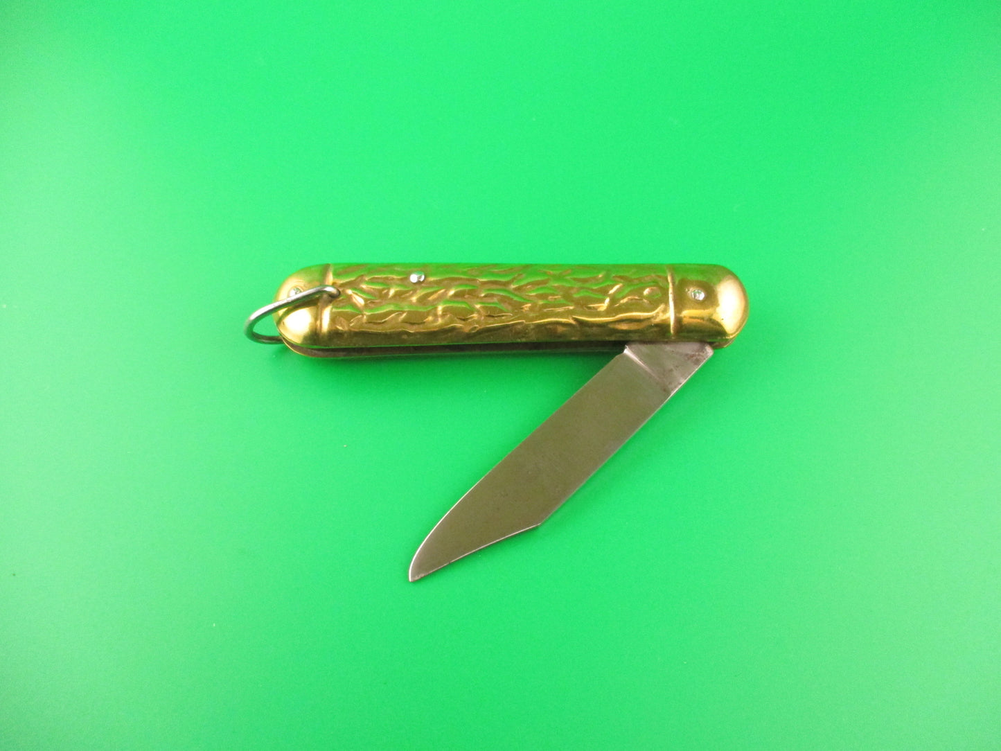 Edgemaster USA Fatjack Brass Vintage 1950s American automatic knife