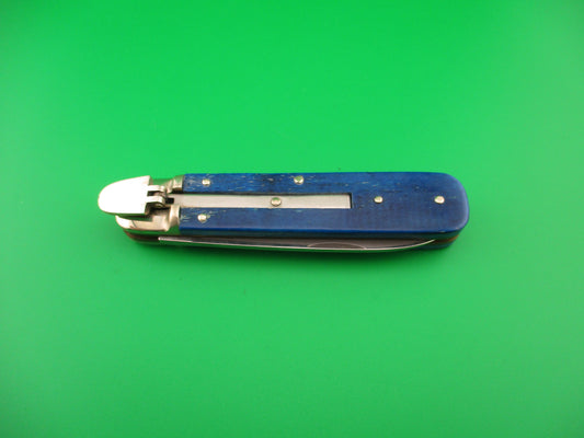 BOKER TREE BRAND CLASSIC 712 11cm German Lever automatic knife Blue bone