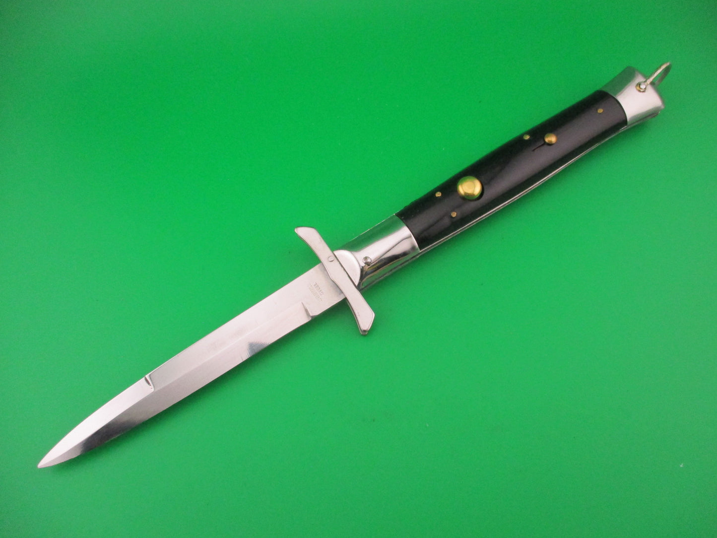 Stainless Steel 26cm Vintage SPRING KNIFE Swing guard NOS automatic knife
