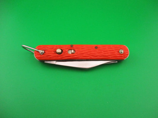 Schrade Walden vintage MC1 Orange military paratrooper switchblade in wrapper