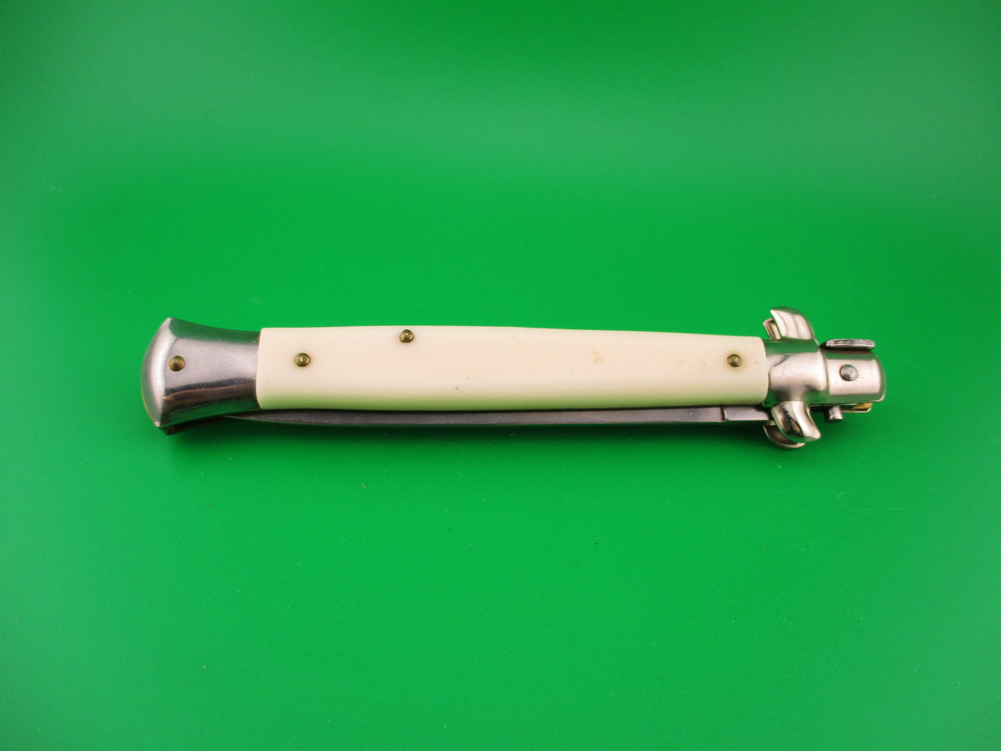 AB STILETTO ITALY 28cm Italian Dagger Blade Camel bone Stiletto switchblade knife