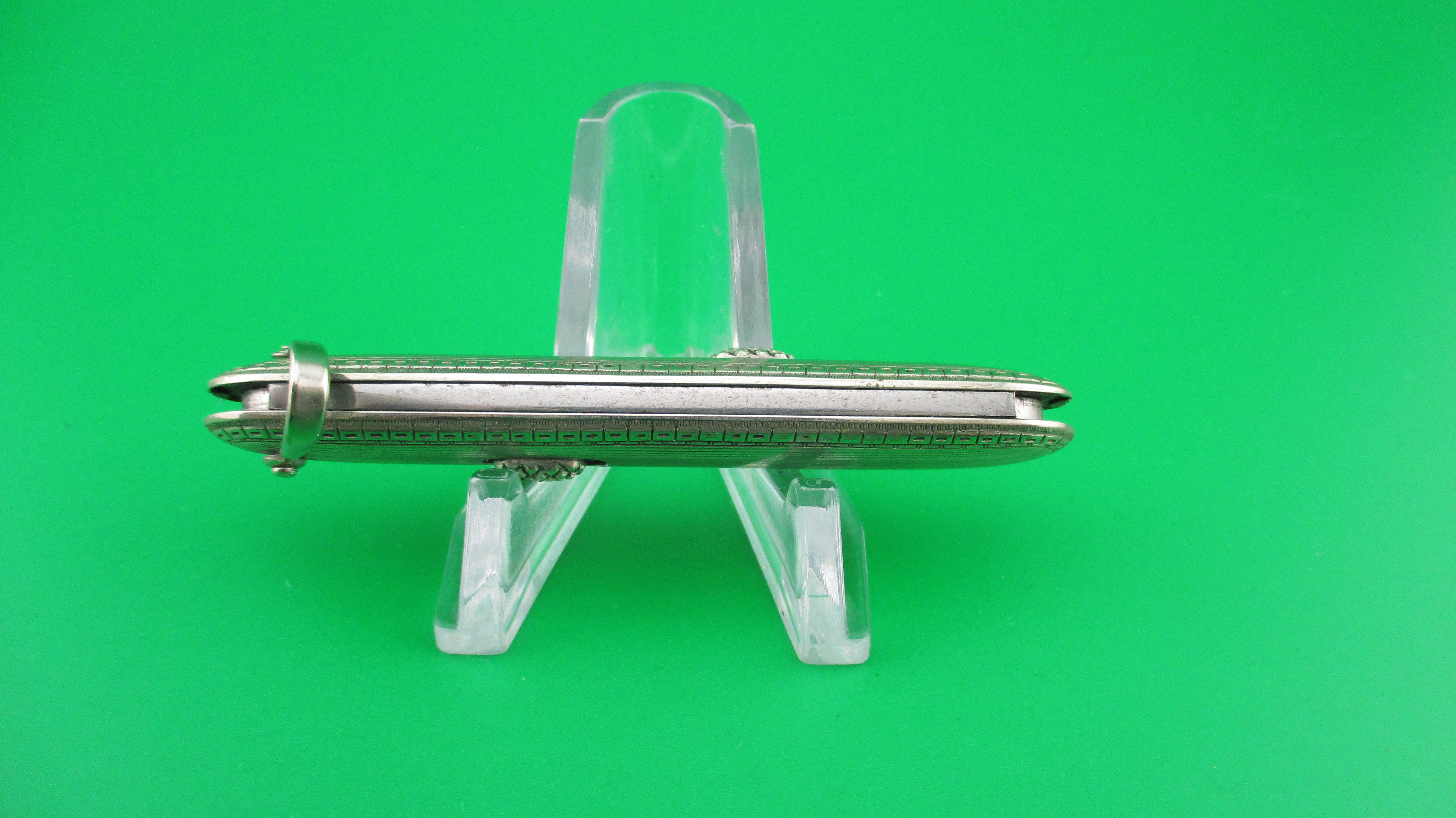 Flylock Small Double 14K White Gold automatic knife with shackle ...