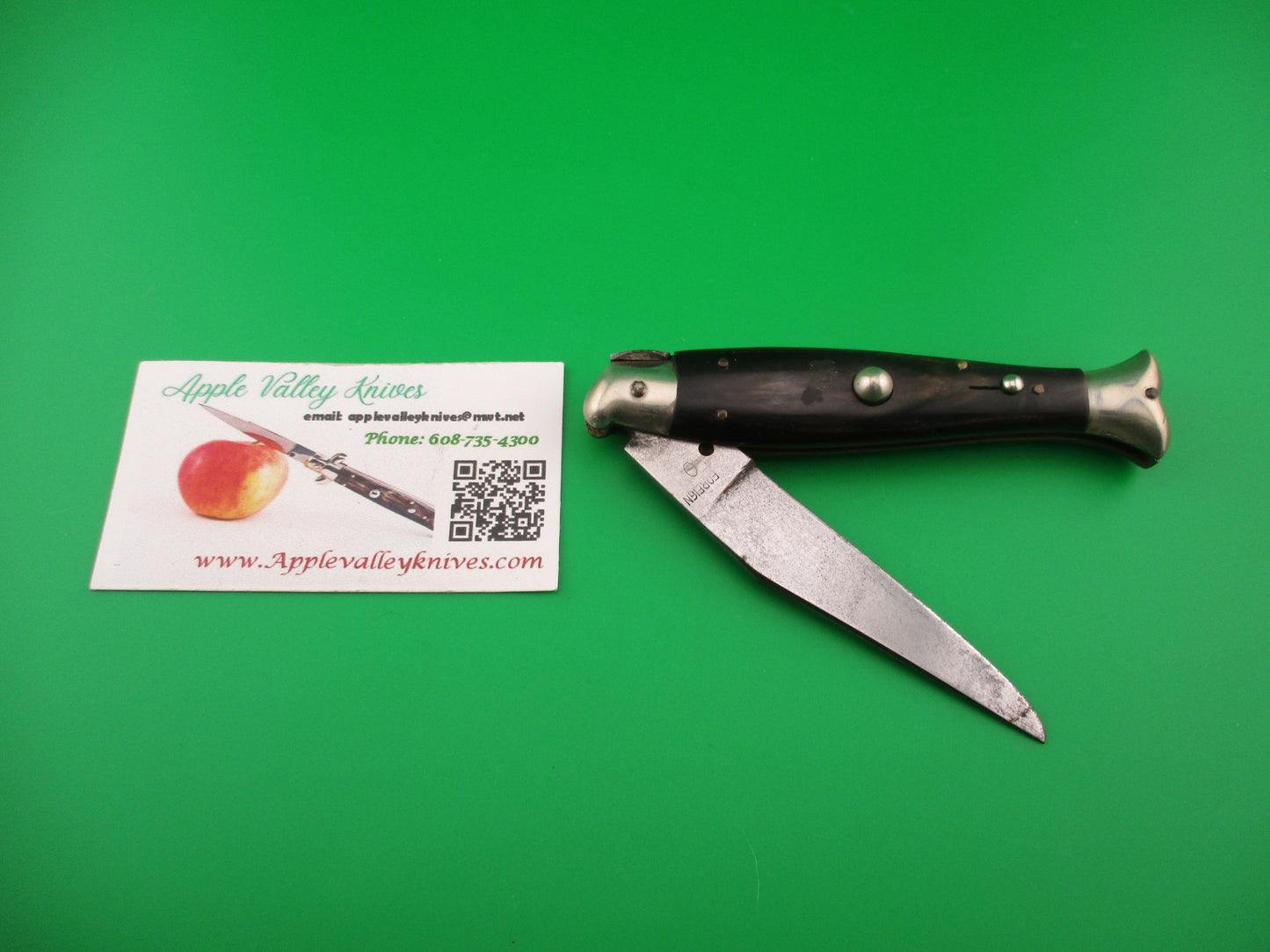 FOREIGN 0 20cm Italian Fishtail Picklock 1950s Vintage automatic knife