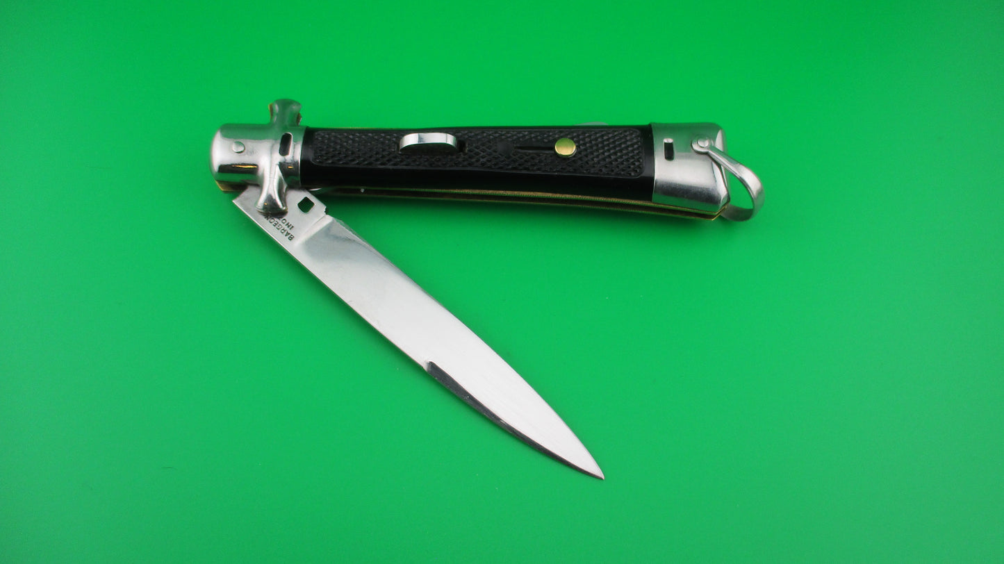 BARGEON INOX 24cm French Crossguard Automatic lockback knife