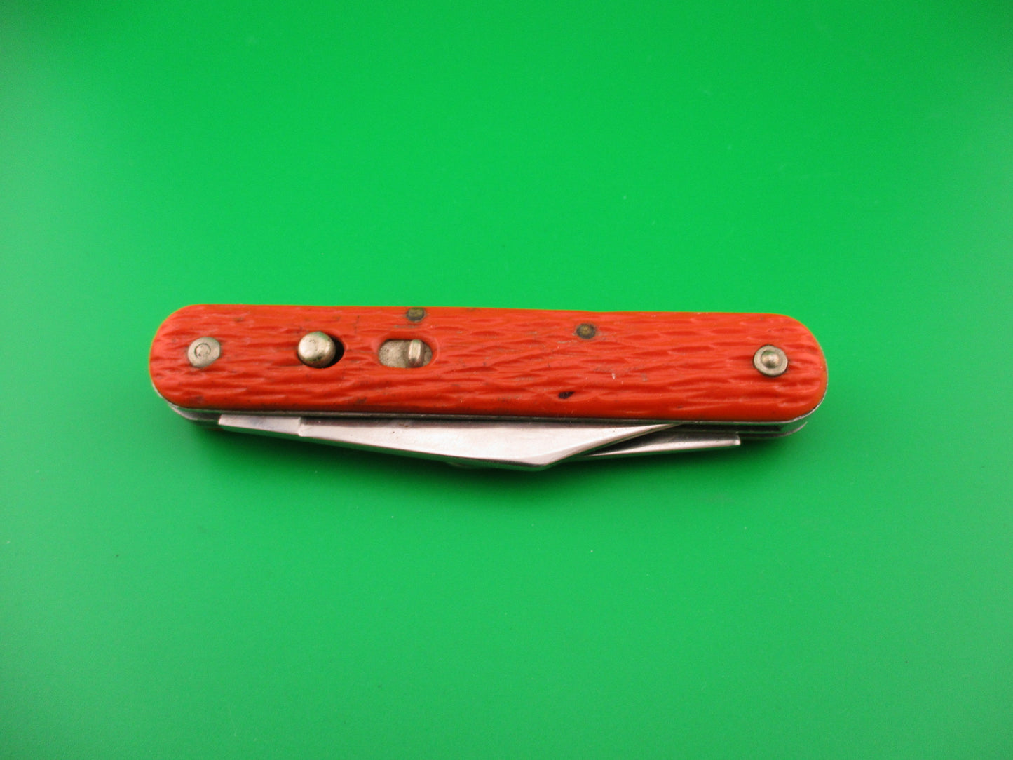Schrade Walden vintage MC1 Orange military paratrooper switchblade knife